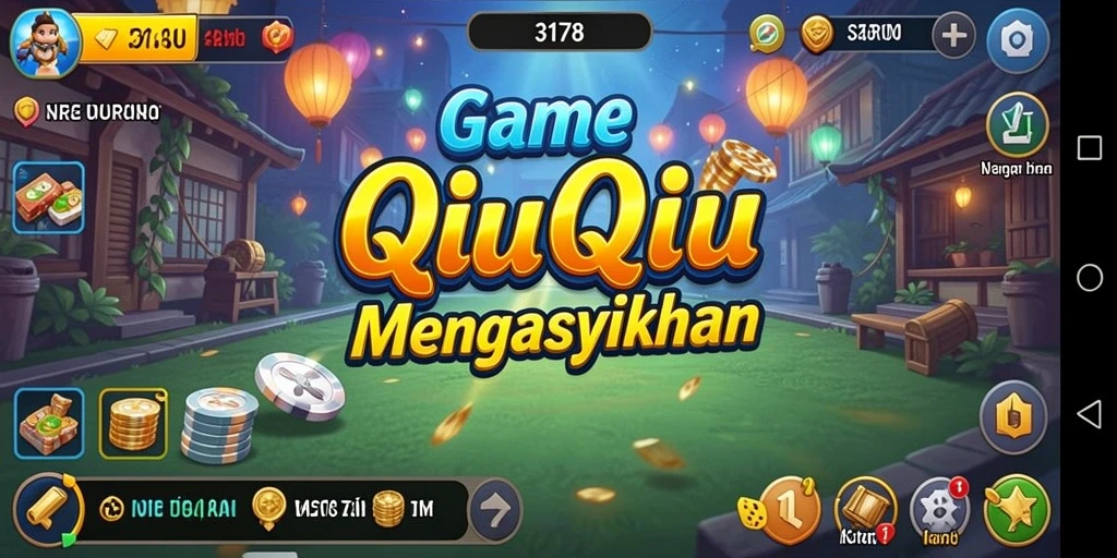 Tampilan gameplay QiuQiu yang seru dan menegangkan.