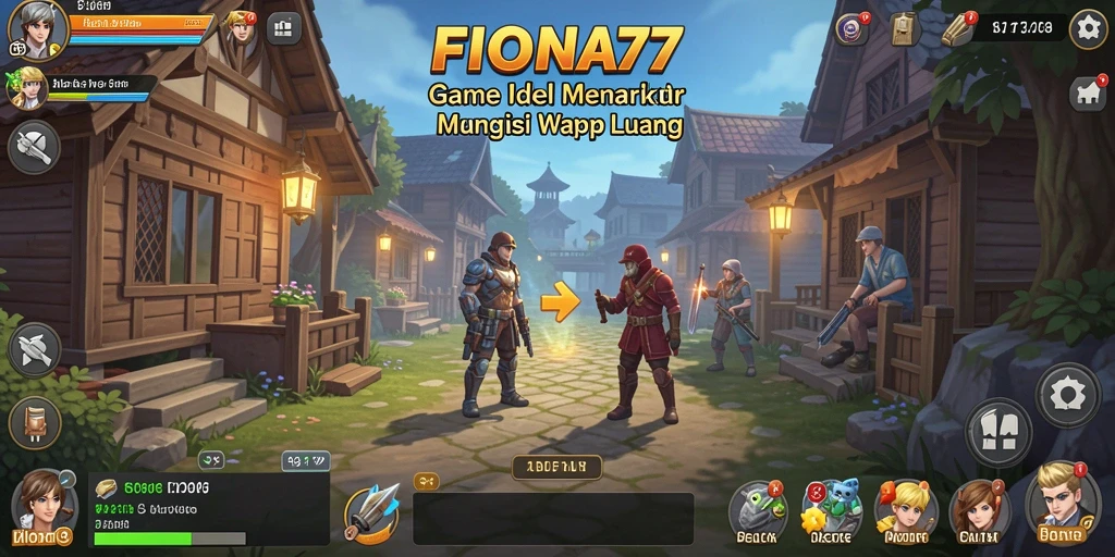 Tangkapan layar gameplay <strong>FIONA77</strong> menampilkan pengalaman bermain Idle yang seru.