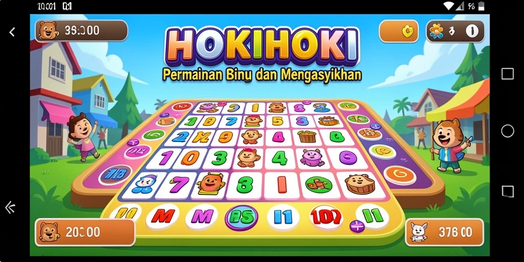 Tangkapan layar gameplay HOKIHOKI yang seru dan interaktif.