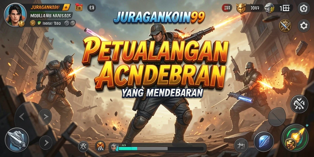 Tampilan gameplay seru dari JURAGANKOIN99 dengan aksi menegangkan.