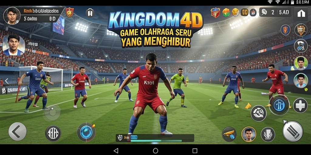 Tampilan menarik dari KINGDOM4D saat bermain olahraga seru.