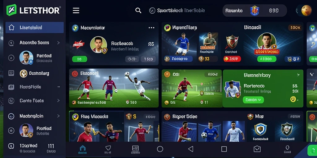 Tampilan gameplay LETSTHOR yang menarik dalam Sportsbook.