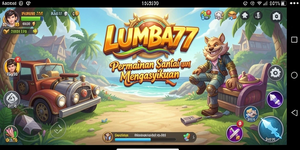 Gameplay mengasyikkan LUMBA77 yang penuh warna.