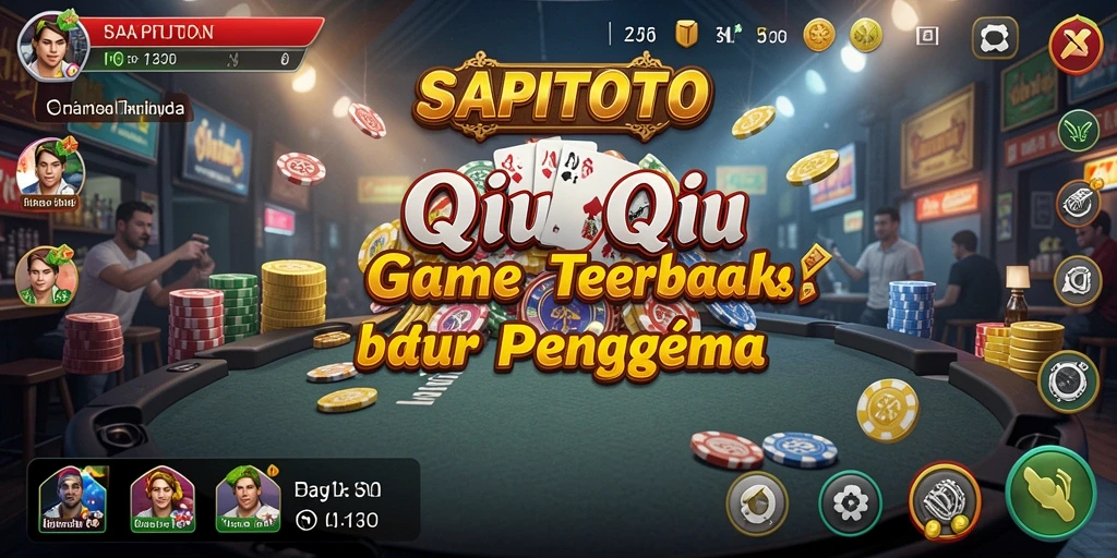 Screenshot SAPITOTO menampilkan gameplay QiuQiu yang mengasyikkan.