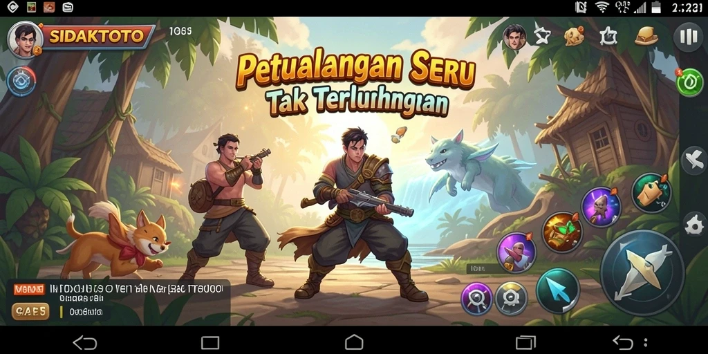 Gameplay seru di dunia petualangan <strong>SIDAKTOTO</strong> yang penuh warna.