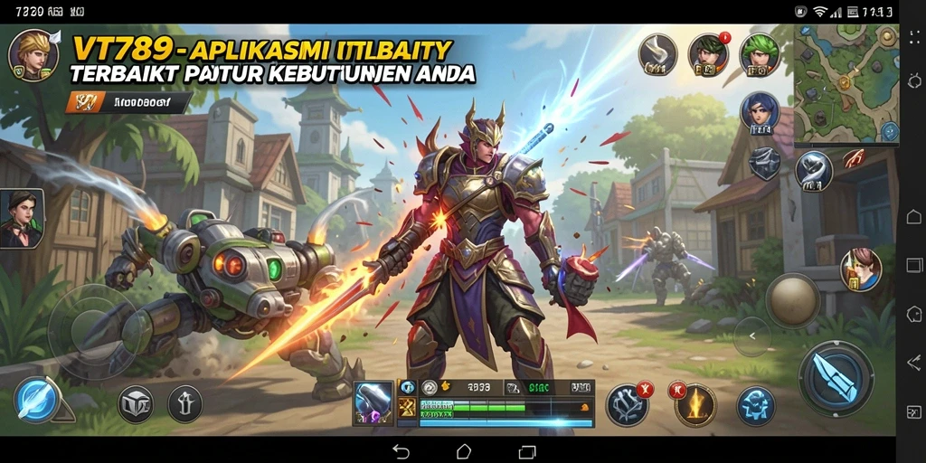 Tampilan antarmuka VT789 yang intuitif untuk aplikasi Utility.